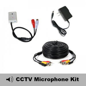 cctv microphone kit