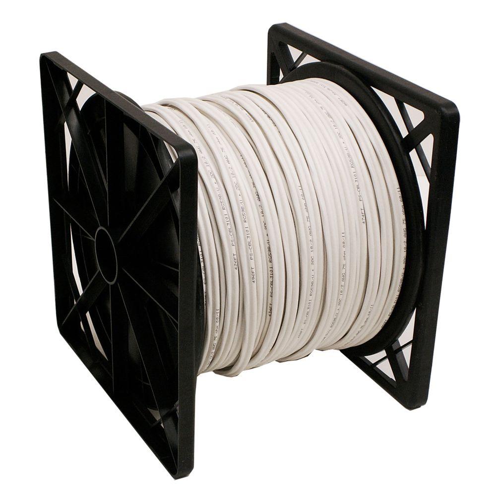 500 Ft RG59 High Performance Siamese Cable For CCTV