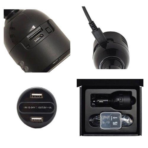 Hidden spy camera with audio best sale for car