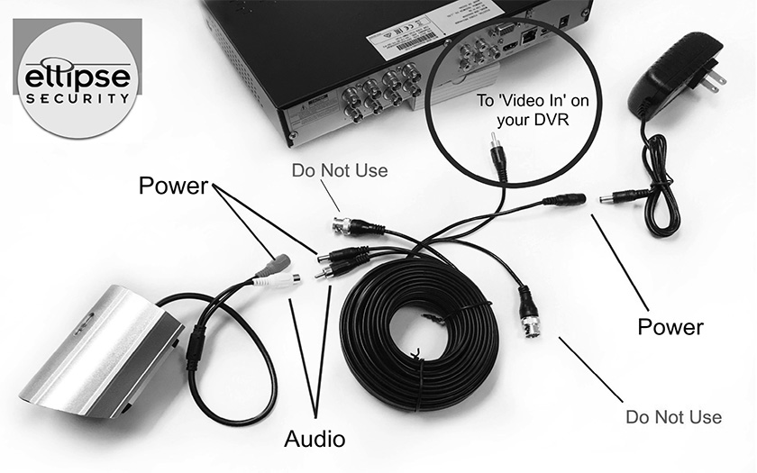 Security camera best sale audio microphone