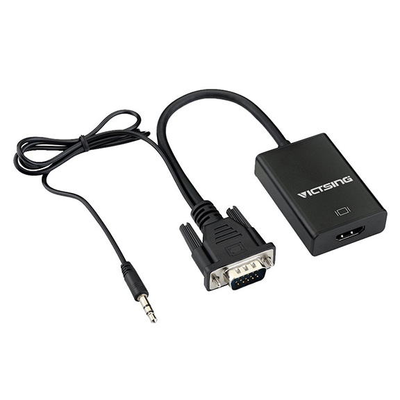 bovenste Pedagogie Minachting HDMI to VGA Converter with Audio Line | Ellipse Security