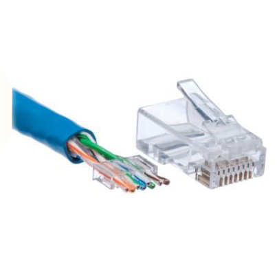 Rj45 Cat6 Connector With Guide Pack Of