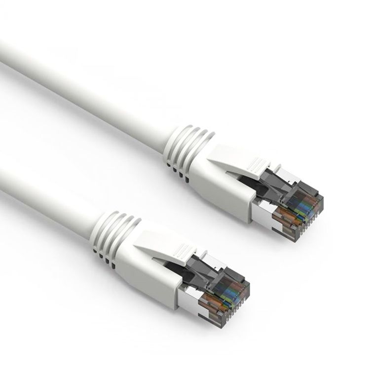 24AWG Network Cable with Gold Plated RJ45 Snagless/Molded/Booted Connector 40 Gigabit/Sec High Speed LAN Internet/Patch Cable 0.5 Feet - Orange 2000MHz CABLECHOICE Cat8 SFTP Ethernet Cable 