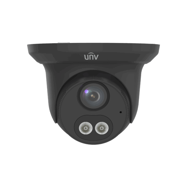 IPC3614LB-AF28K-DL-BK Uniview Dual Light IP Turret Camera with Mic, Kit Camera, NDAA