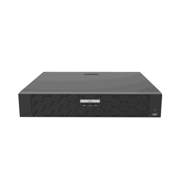 NVR504-16B-P16 Uniview 16 Channel NVR, High Mbps, High Decoding, PoE, NDAA