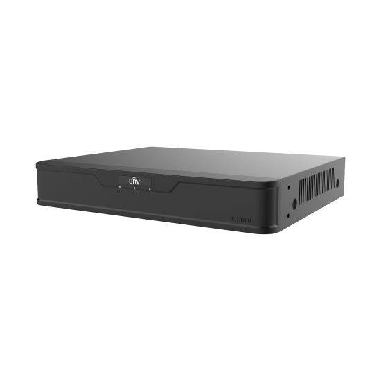 NVR301-04B-P4-IQ Uniview 4 Channel IQ Series 12MP, AI NVR, 1 SATA, NDAA