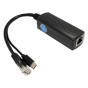 GBC-POE5V3A Strata Bridge Gigabit PoE Splitter, Rj45 plus Type C