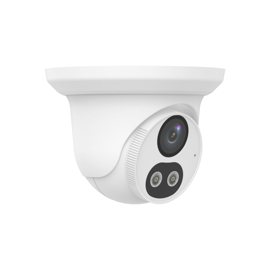 NB-E1T-8F28-DL Uniview Unbranded 8MP Dual Light IP Turret Camera with Mic, NDAA