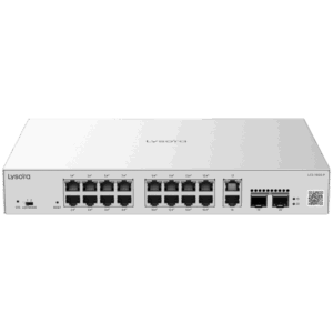 Lysora LCS-16GS-P 20 Port Gigabit Smart PoE Switch, 16 PoE+, 4 Gigabit Uplink, NDAA