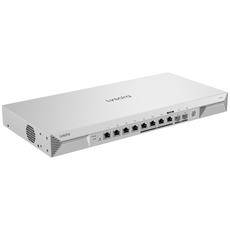 Lysora LR1500XS Rack Mountable 10 Port Router, 8 PoE, 2 SFP Uplink - Image 2